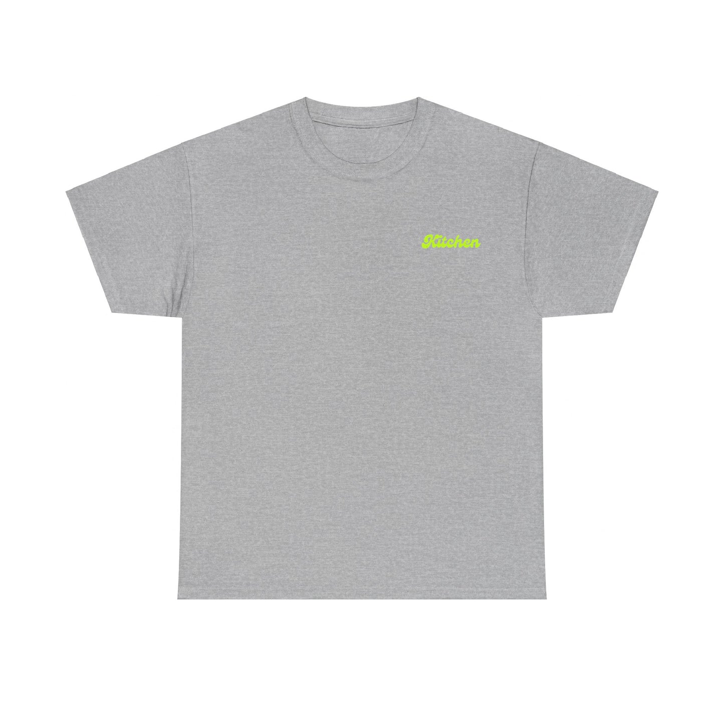 Kitchen Pickleball Tee shirt sport gray front