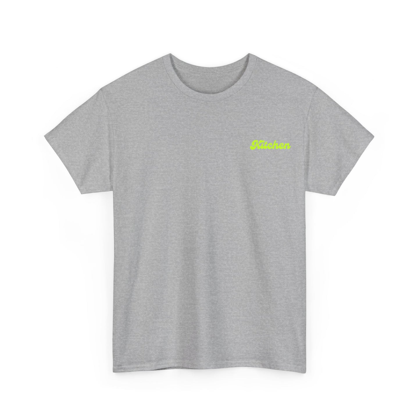 Kitchen Pickleball Tee shirt sport gray front