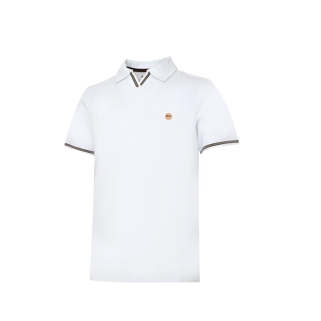 Kitchen On Court Heritage Pickleball Polo- White