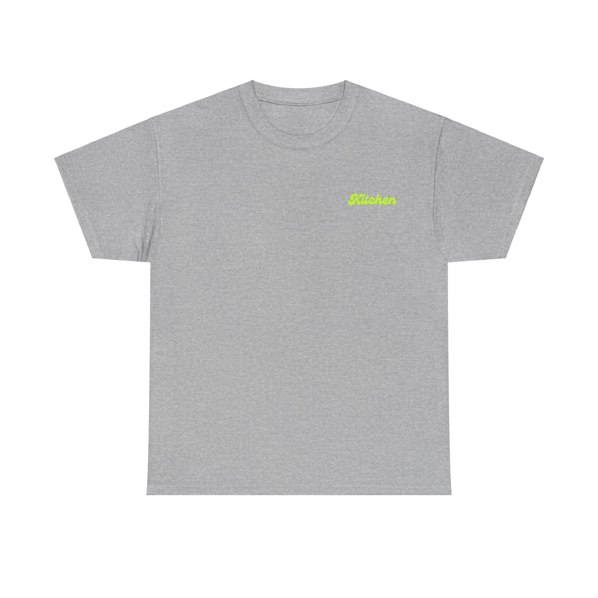 Kitchen Pickleball Tee shirt sport gray front 