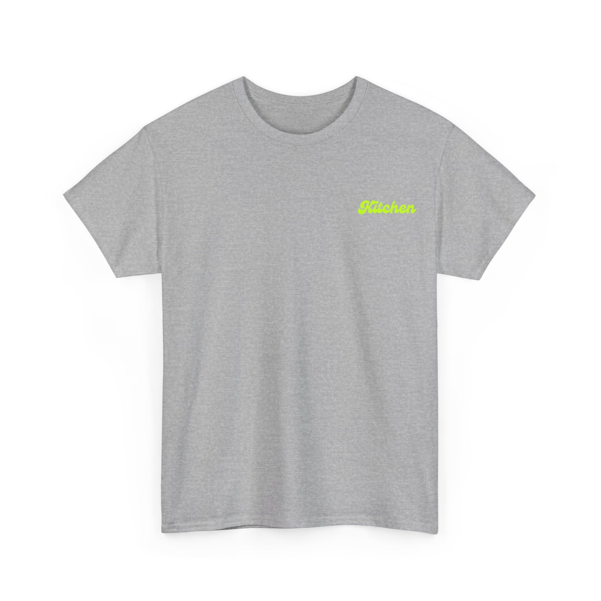 Kitchen Pickleball Tee shirt sport gray front