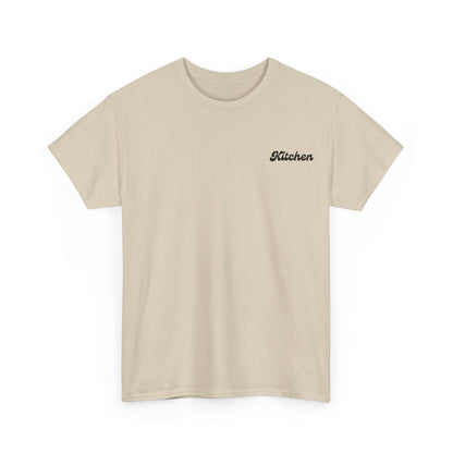 Kitchen Pickleball Tee shirt sand Front