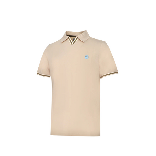 Kitchen On Court Heritage Pickleball Polo- Brown
